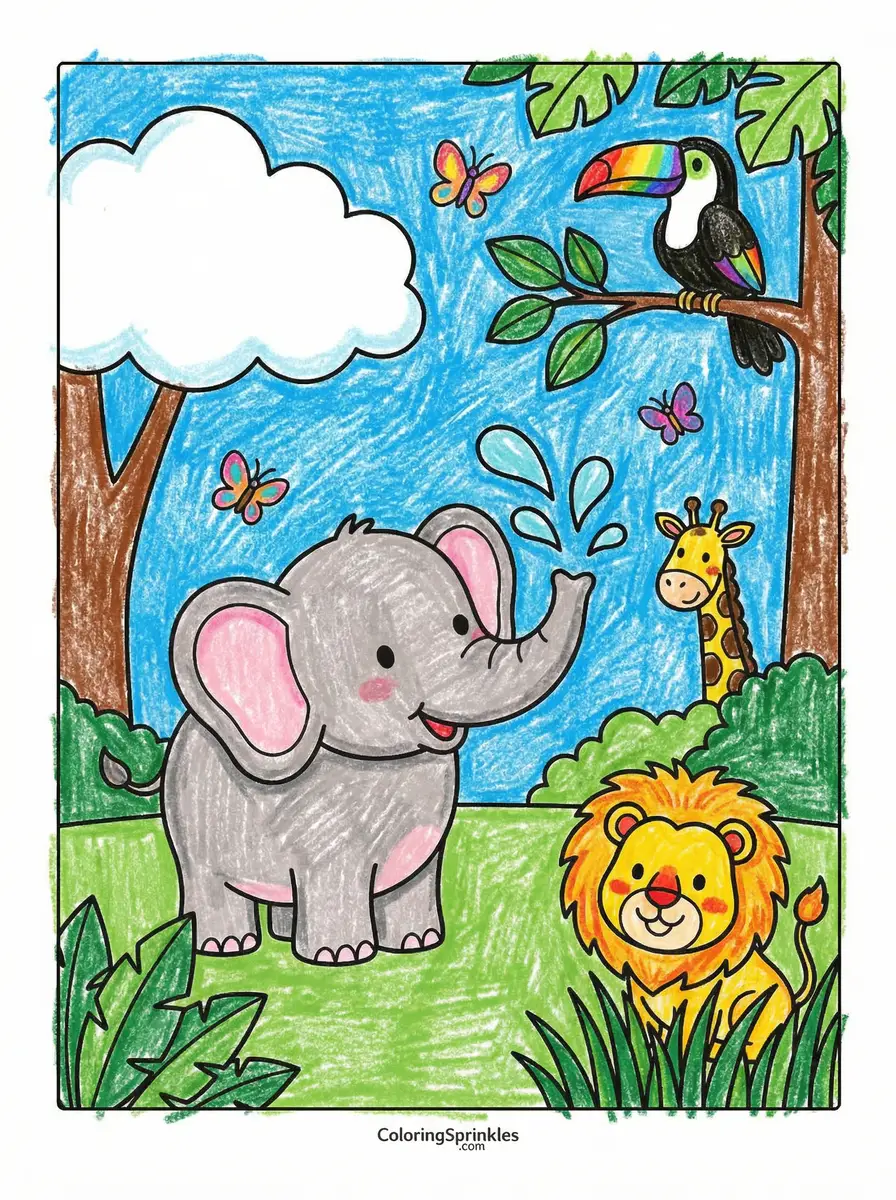 Animal Coloring Pages for Kids