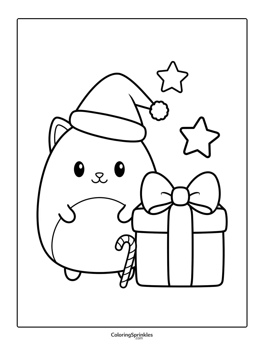 Christmas Cat Coloring Pages 34 Free Printable PDFs 