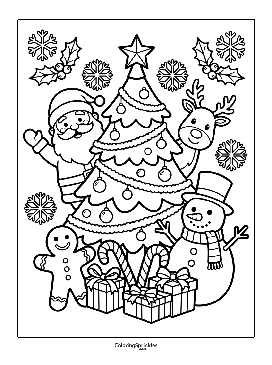 1590 Holiday Coloring Pages (Printable PDFs): Christmas, Halloween ...