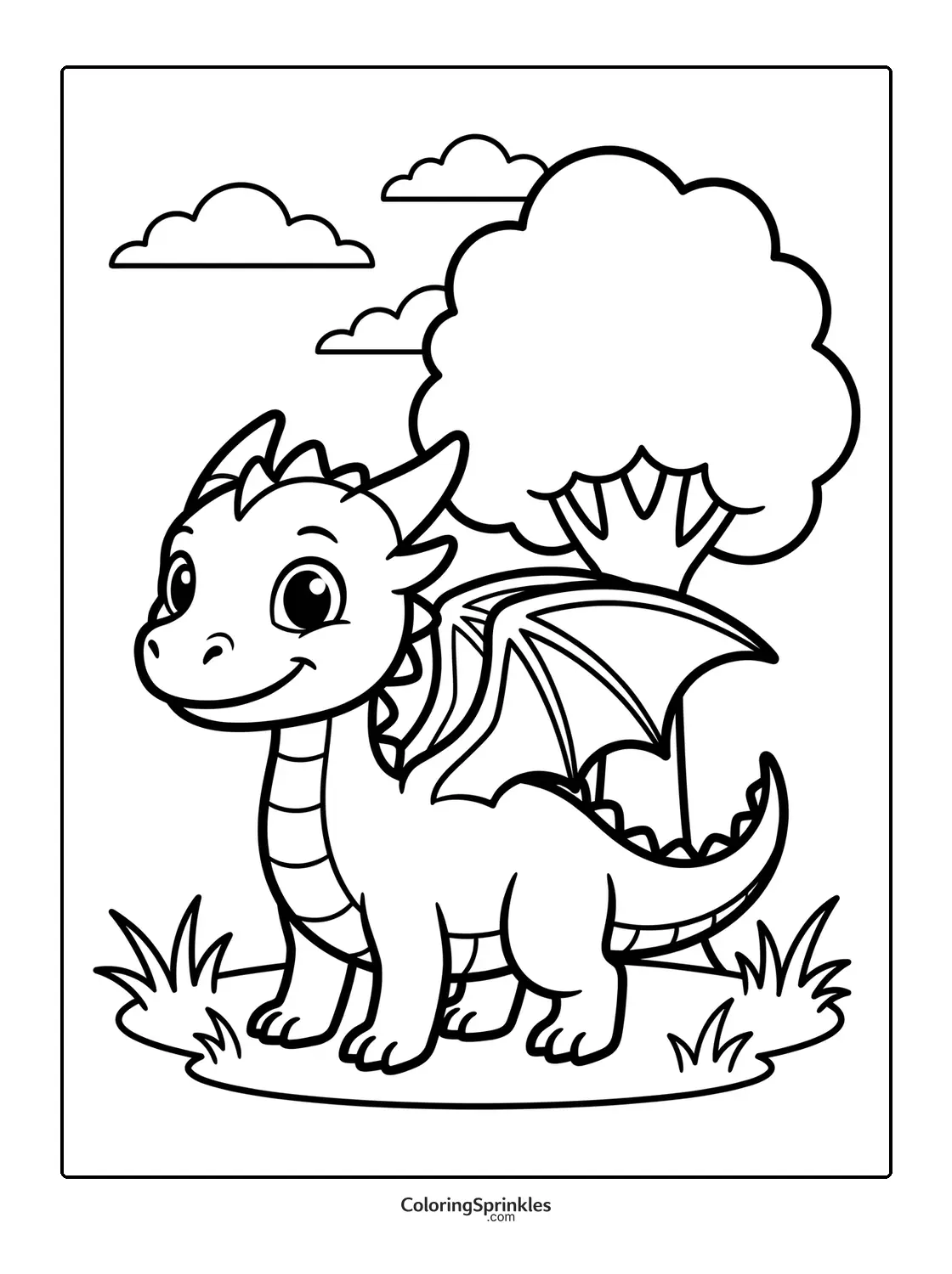 Dragon Coloring Pages