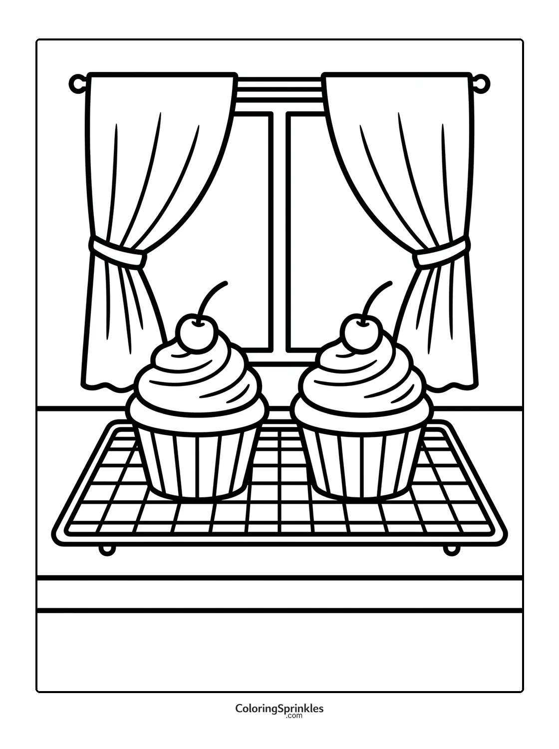 Cupcake Coloring Pages (34 Free Printable PDFs)