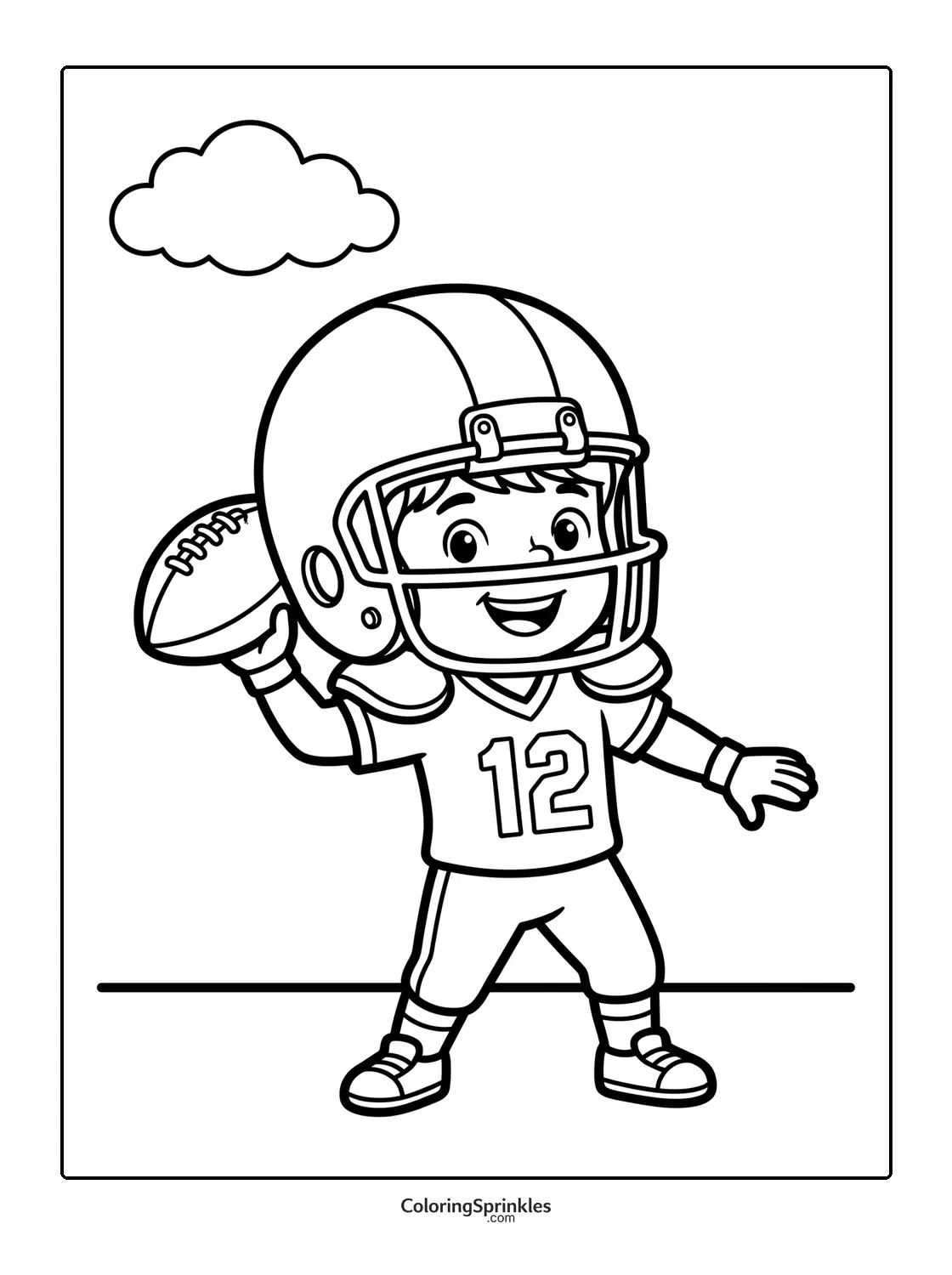 Football Coloring Pages