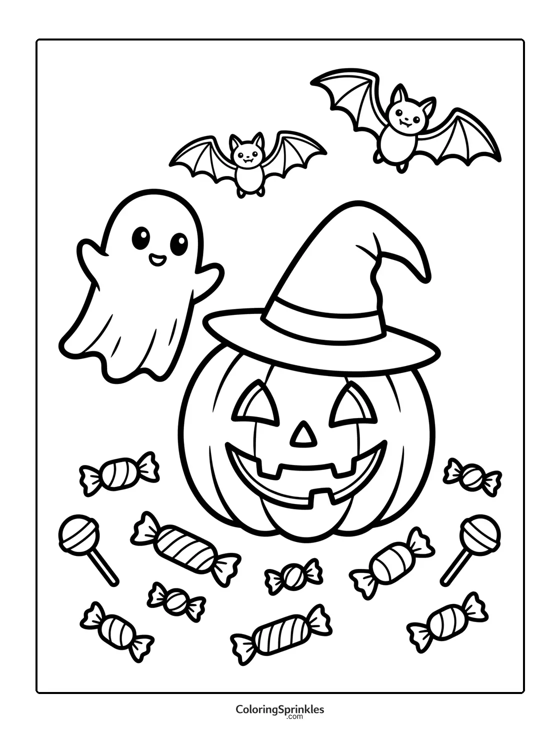 Halloween Coloring Pages Halloween Coloring Pages for Kids