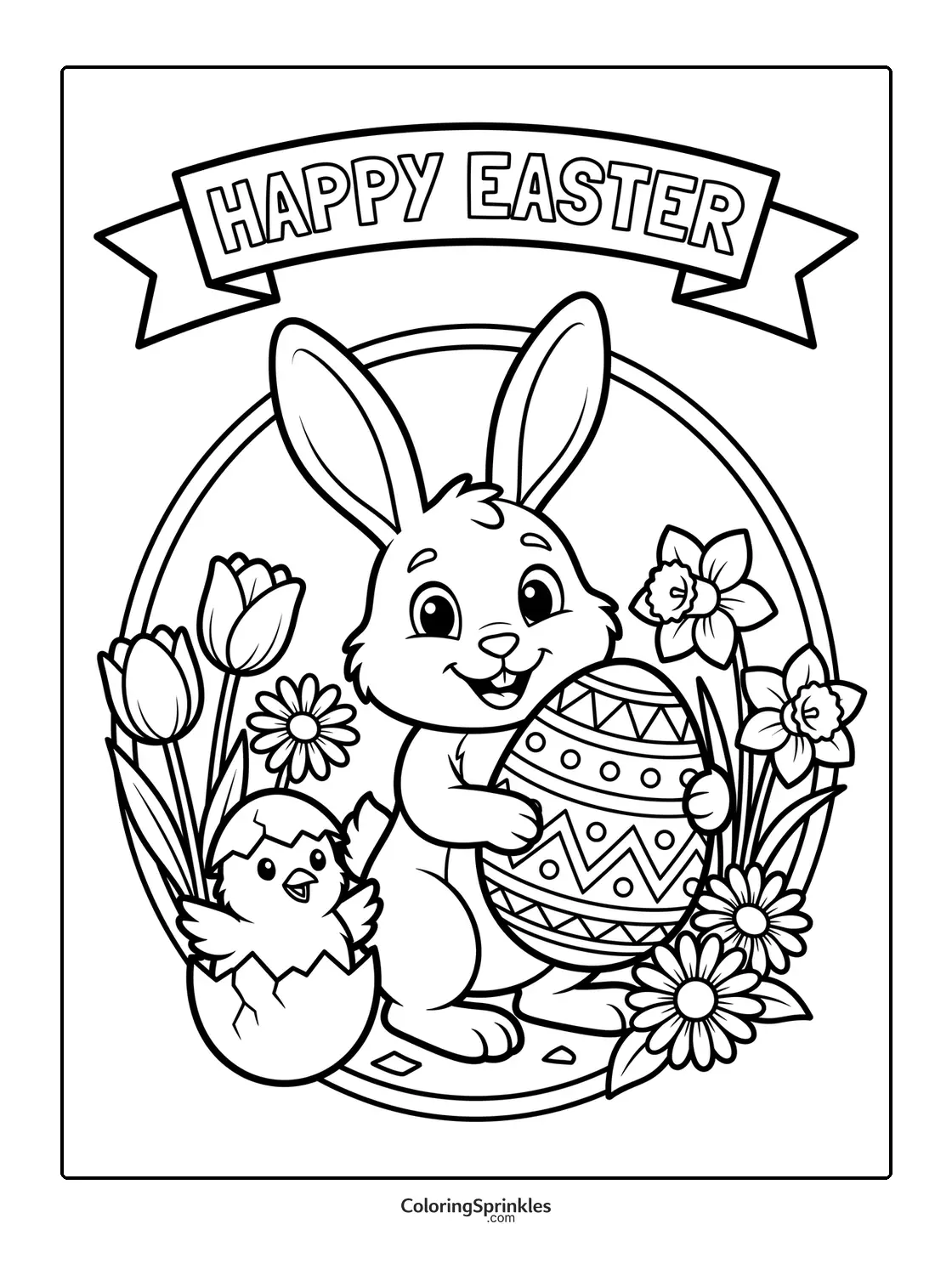 Easter Coloring Pages Easter Coloring Pages for Kids