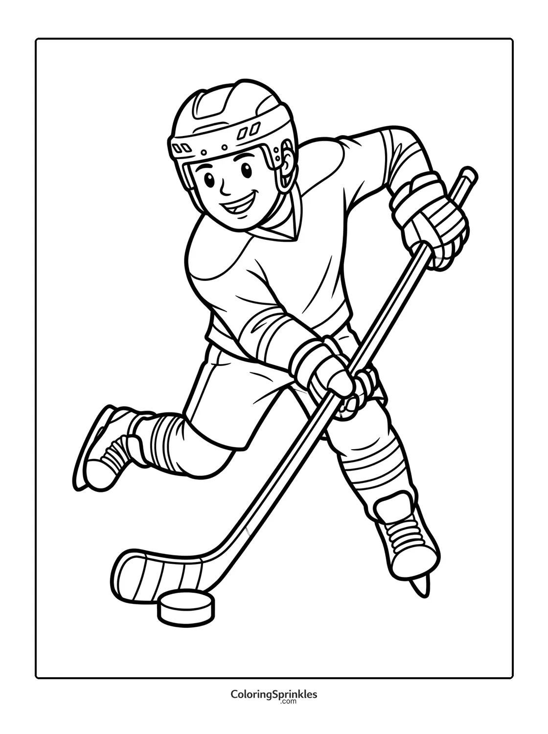 Hockey Coloring Pages