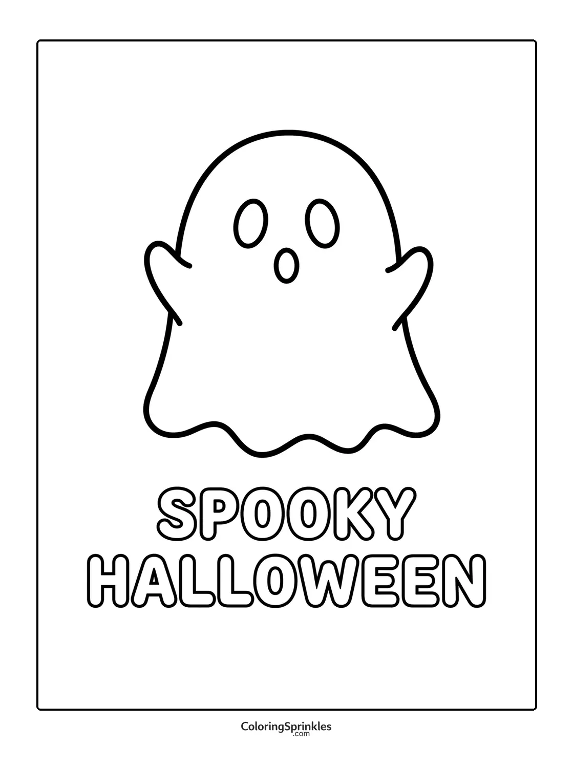 Host Coloring Spooky Halloween Coloring Pages (62 Free Printable PDFs)