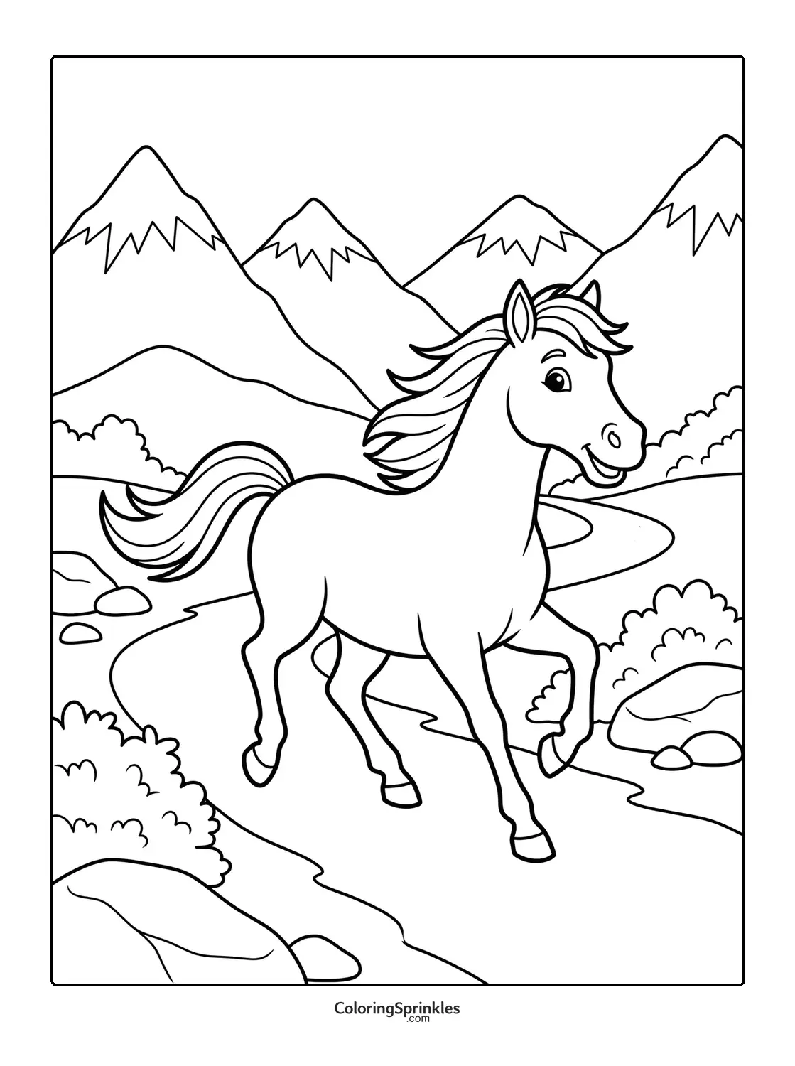Horse Coloring Pages
