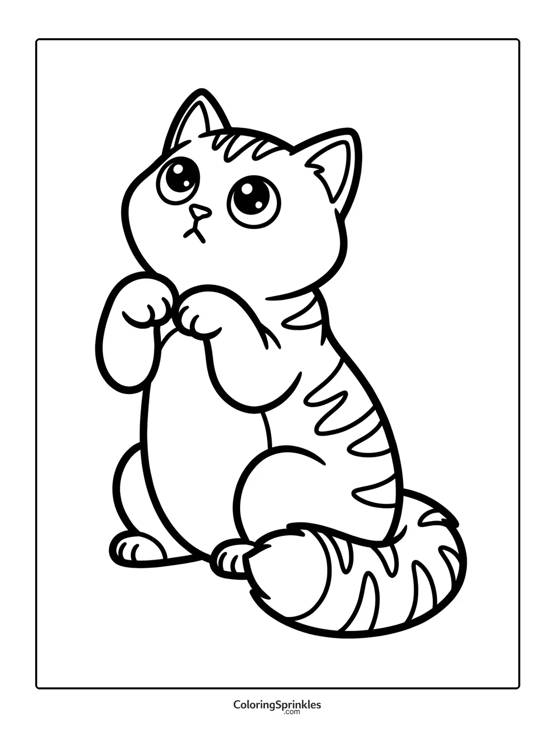 Kitten Coloring Pages