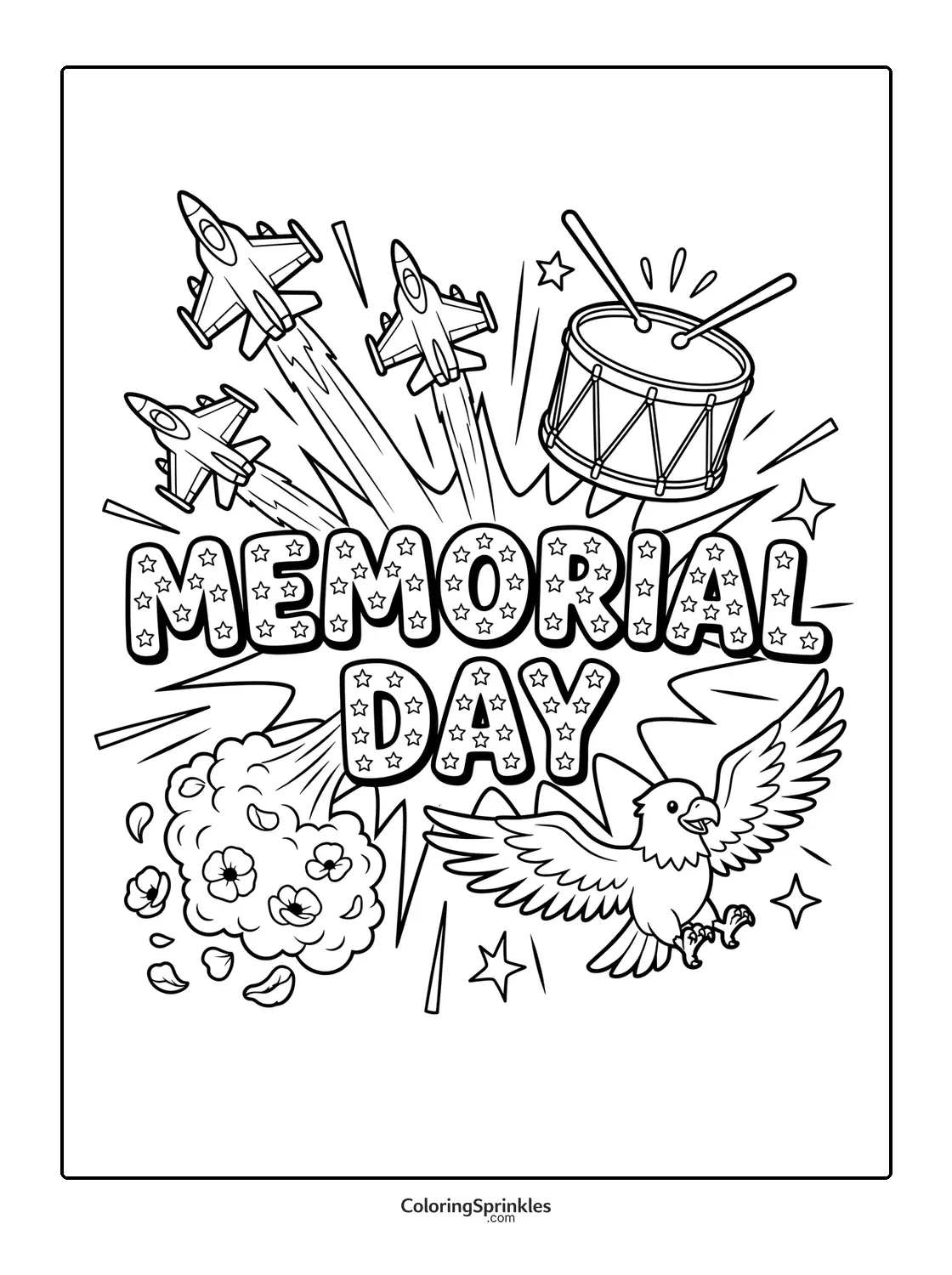 Memorial Day Coloring Pages