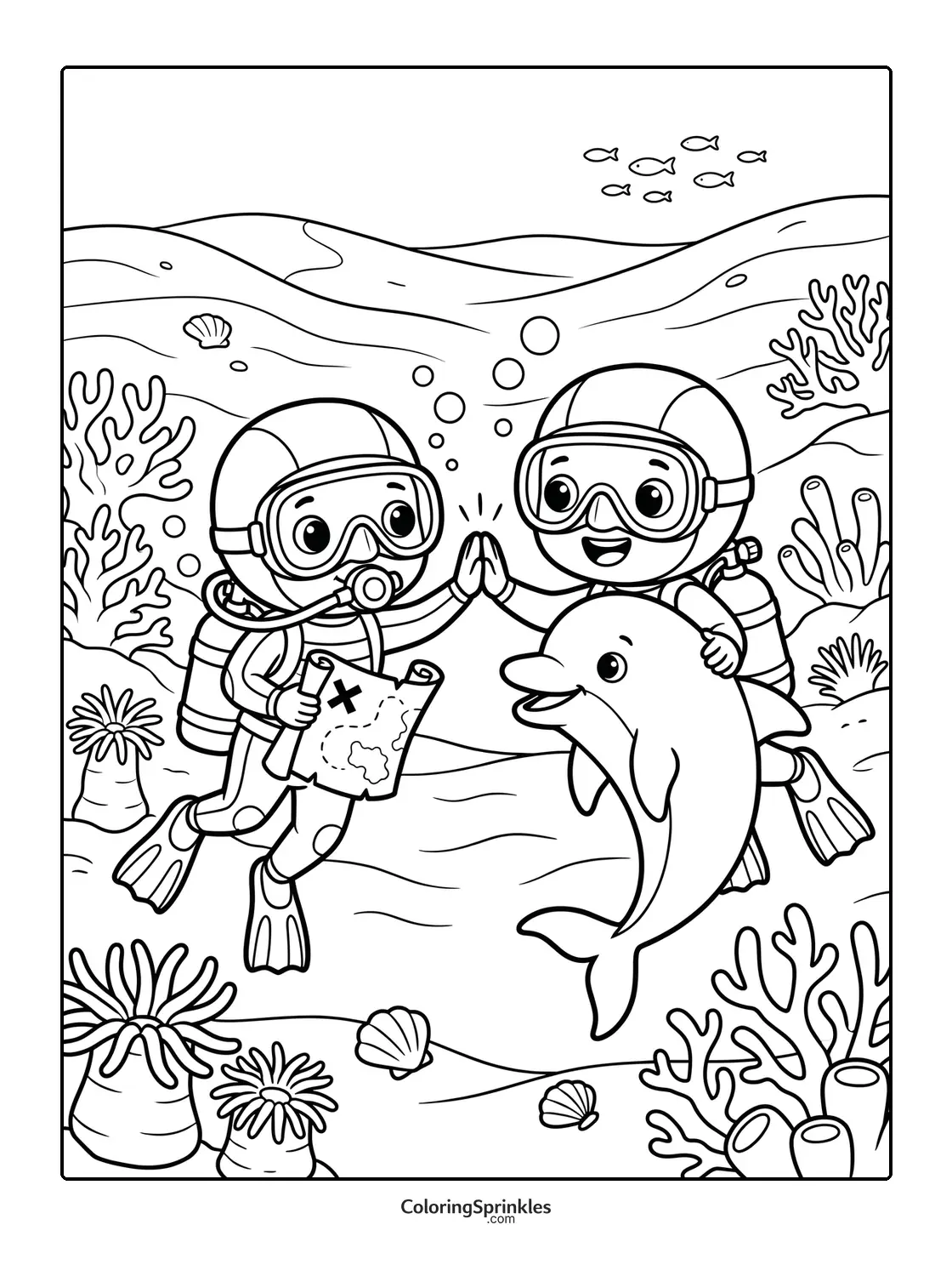 Ocean Coloring Pages