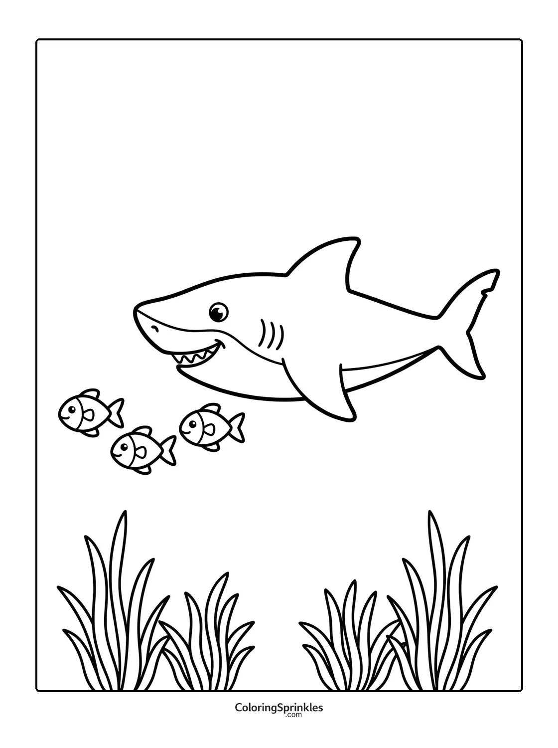 Shark Coloring Pages