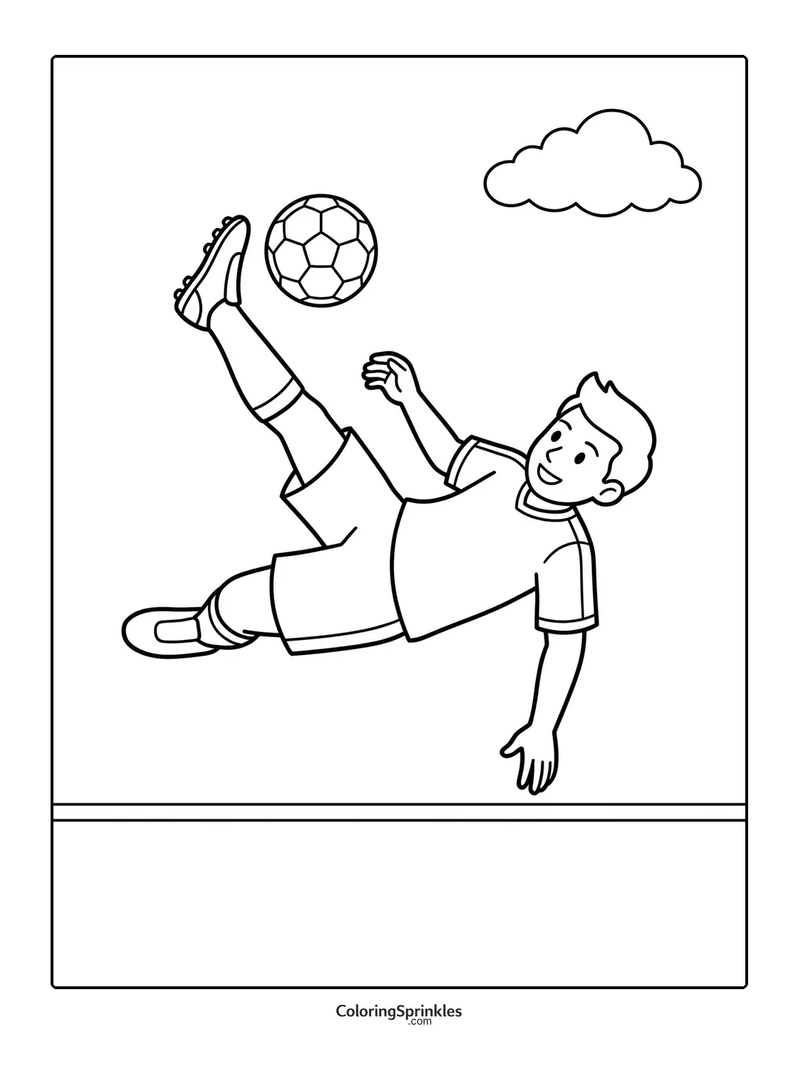 Soccer Coloring Pages