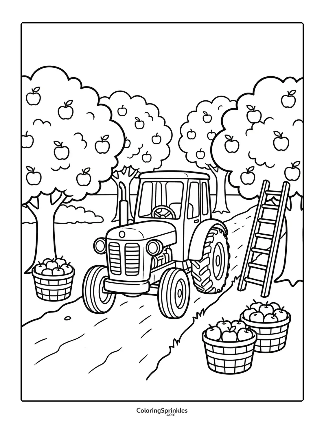 Tractor Coloring Pages