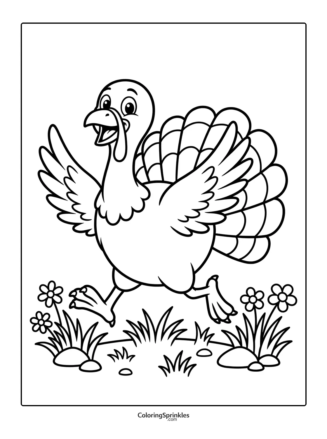Turkey Coloring Pages