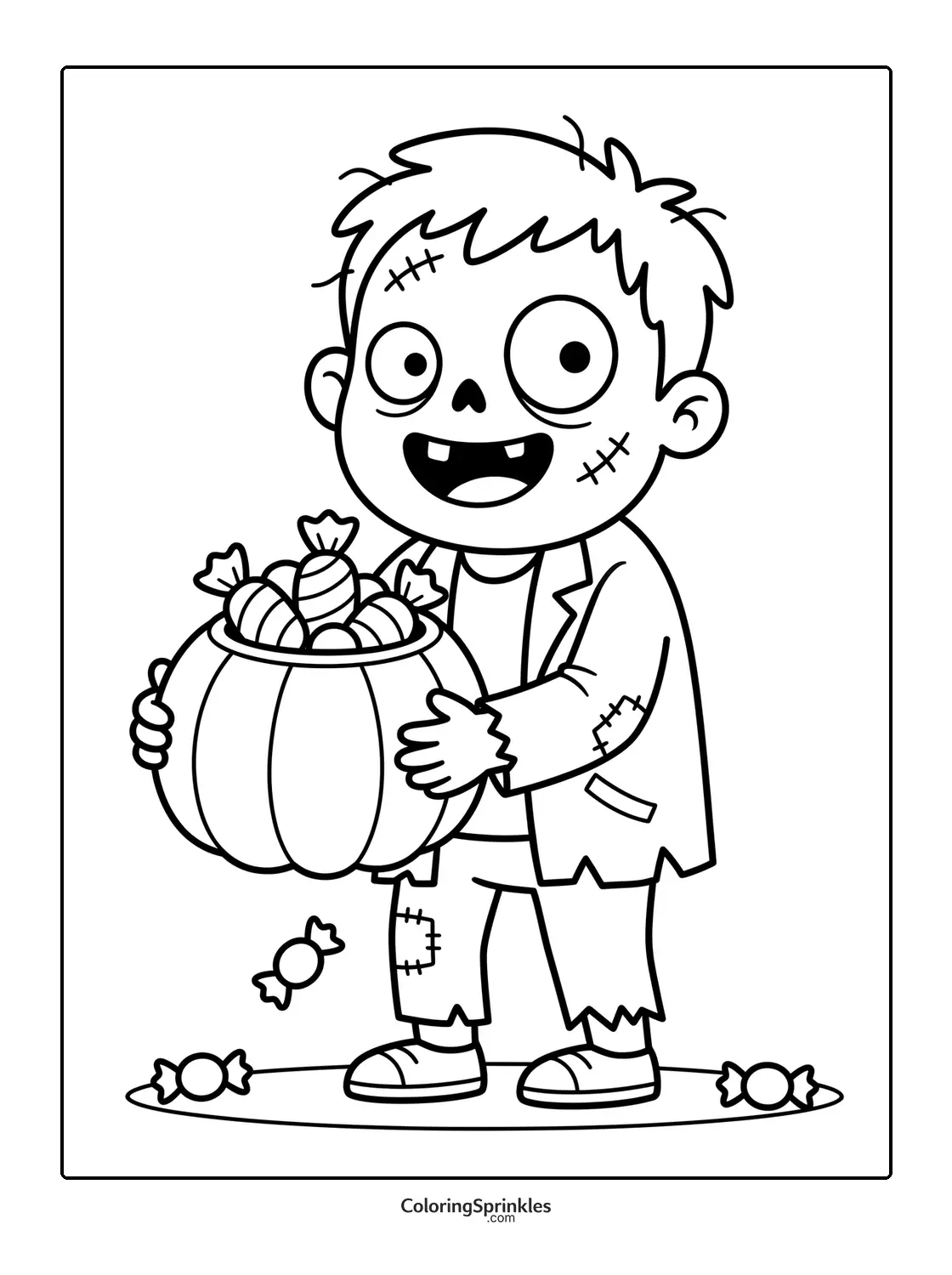 Zombie Coloring Pages 50 Free Printable PDFs 